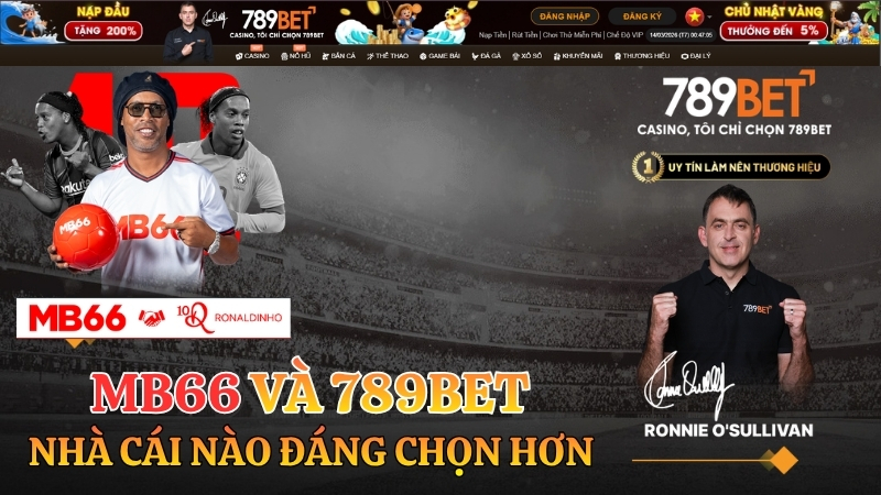 So Sánh MB66 Và 789BET: Nhà Cái Nào Đáng Chọn?